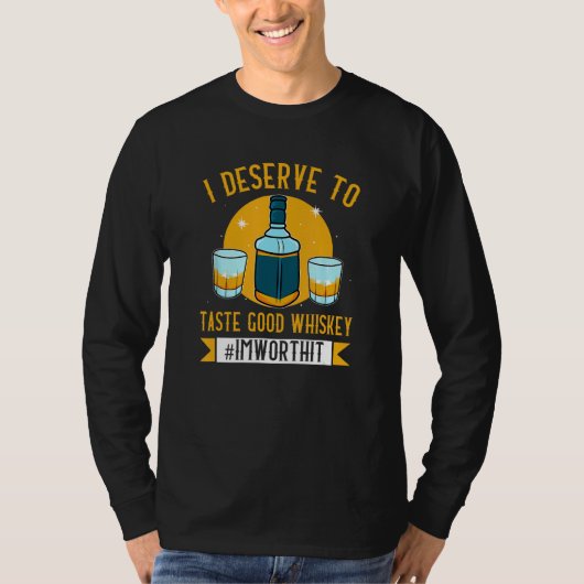 Whiskey Rum Alcohol Cocktail Drunk Alcoholic Damp  T-Shirt (Vorderseite)