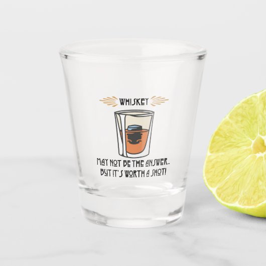 "Whiskey" Schnapsglas (Vorderseite)