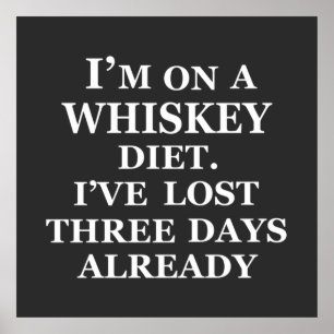 Whiskey-Slogan Poster