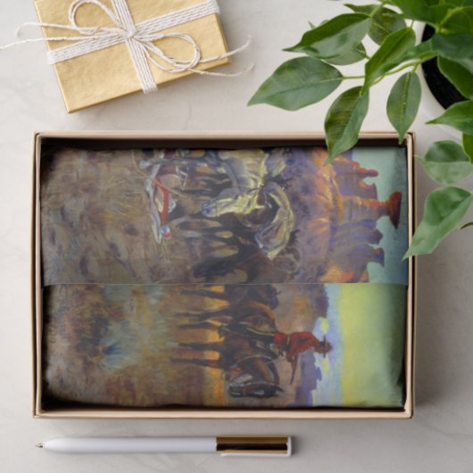 "Whiskey Smugglers" von Charles M. Russell Seidenpapier (Geschenk)