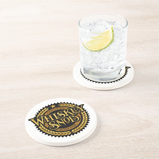 Whiskey Snob Untersetzer (Seite)