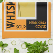 Whiskey Sour Cocktail Napkin Geschirrtuch (Gefaltet)