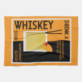 Whiskey Sour Cocktail Napkin Geschirrtuch (Horizontal)