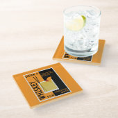 Whiskey Sour Cocktail Napkin Glasuntersetzer (Schrägansicht)