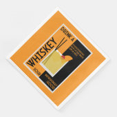 Whiskey Sour Cocktail Napkin Serviette (Ecke)