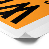 Whiskey Sour Cocktail Poster (Ecke)