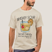 Whiskey Sour Geheimgesellschaft T-Shirt (Vorderseite)
