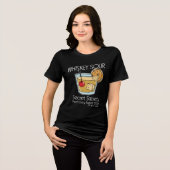Whiskey Sour Geheimgesellschaft Tri-Blend Shirt (Vorderseite voll)