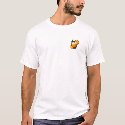 Whiskey Sour T-Shirt – Classic Bourbon Cocktail (Vorderseite)