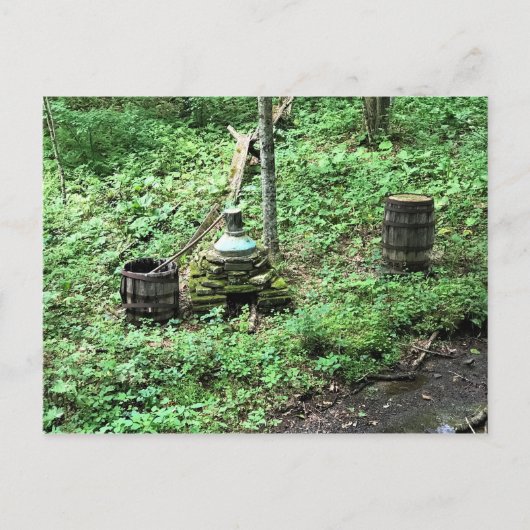 Whiskey Still at Mabry Mill, VA Postkarte (Vorderseite)