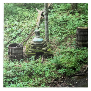 Whiskey Still at Mabry Mill, Virginia Fliese