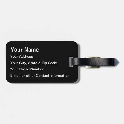 Whiskey Tango Foxtrot - Aviation Spaß Gepäckanhänger (Rückseite horizontal)