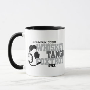 Whiskey Tango Foxtrot - Aviation Spaß Tasse
