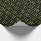 Whiskey Tango Foxtrot WTF Geschenkpapier (Ecke)