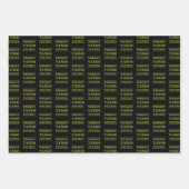 Whiskey Tango Foxtrot WTF Geschenkpapier Set (Vorderseite 2)