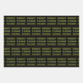 Whiskey Tango Foxtrot WTF Geschenkpapier Set (Vorderseite)