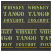 Whiskey Tango Foxtrot WTF Green Camouflage Stoff (Muster)