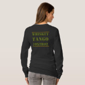 Whiskey Tango Foxtrot WTF T-Shirt (Schwarz voll)