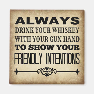 Whiskey trinken magnet