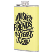 Whiskey und Freunde Flachmann (Links)