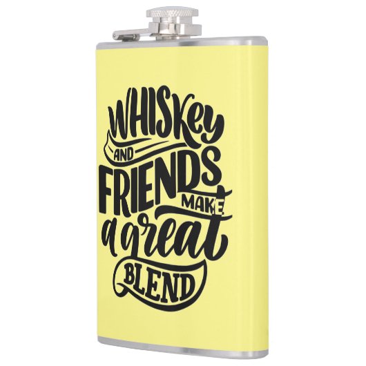 Whiskey und Freunde Flachmann (Links)