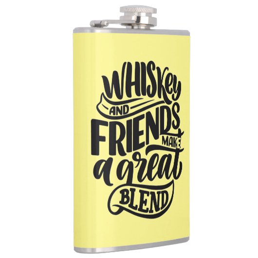 Whiskey und Freunde Flachmann (Rechts)