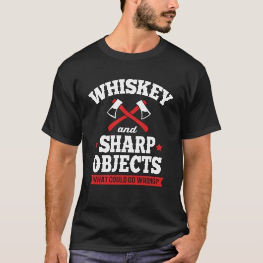 Whiskey- und Sharp-Objekte T-Shirt (Vorderseite)