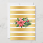 Whiskey und Wein bevor ich Weihnachten duschen Einladung (Rückseite)