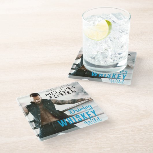 Whiskey-Untersetzer Glasuntersetzer (Schrägansicht)