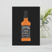 Whiskey Vorsicht kann Alkohol enthalten Dankeskarte (Stehend Vorderseite)
