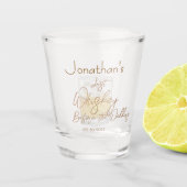 Whiskey Wedding Bachelor Party Schnapsglas (Vorderseite)