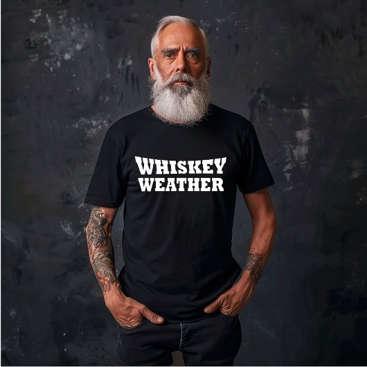 Whiskey Wetter lustige Redewendungen trinken T-Shirt