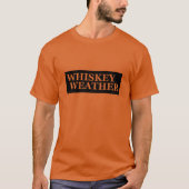 Whiskey Wetter lustige Trinkkurse T-Shirt (Vorderseite)