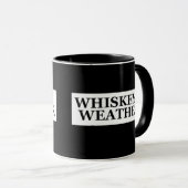 Whiskey Wetter lustige Trinkkurse Tasse (VorderseiteRechts)