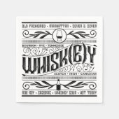 Whiskey / Whisky Napkin Serviette (Vorderseite)