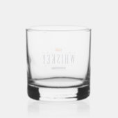 Whiskey Whiskyglas (Rückseite)