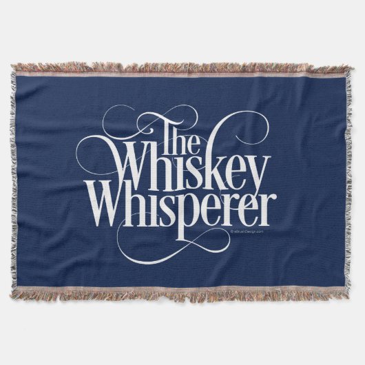 Whiskey Whisperer Decke (Vorderseite)