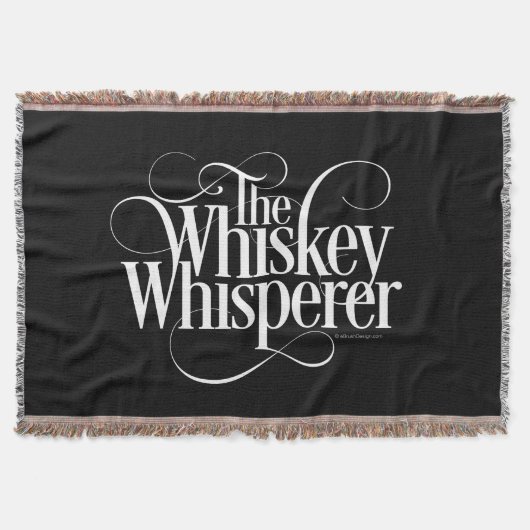 Whiskey Whisperer Decke (Vorderseite)