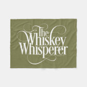 Whiskey Whisperer Fleecedecke (Vorderseite (Horizontal))