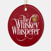 Whiskey Whisperer Keramik Ornament (Links)
