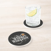 Whiskey Whisperer Sandstone Untersetzer (Seite)