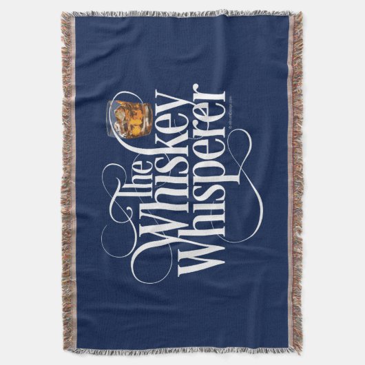 Whiskey Whisperer Throw Blanket Decke (Vorderseite Vertikal)
