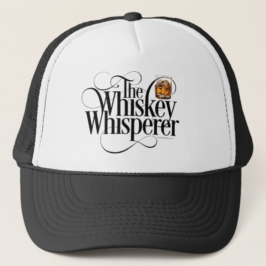 Whiskey Whisperer Trucker Hat Truckerkappe (Vorderseite)
