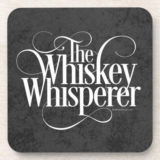 Whiskey Whisperer Untersetzer (Vorderseite)