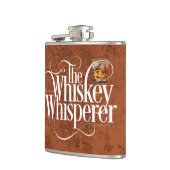 Whiskey Whisperflasche Flachmann (Links)