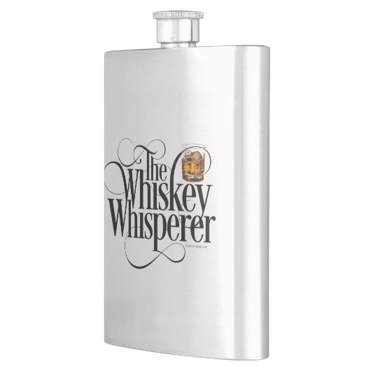 Whiskey Whisperflasche Flachmann (Links)