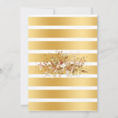 Whiskey & Wine Couples Dusche Hochzeit im Herbst Einladung (Rückseite)