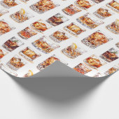 Whiskey Wrapping Paper - Cocktail Geschenkwrap Geschenkpapier (Ecke)