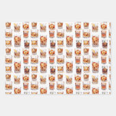 Whiskey Wrapping Paper - Cocktail Geschenkwrap Geschenkpapier Set (Vorderseite 3)