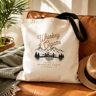 Whiskey & Zigarren Junggesellenabschied Ferienhaus Tragetasche